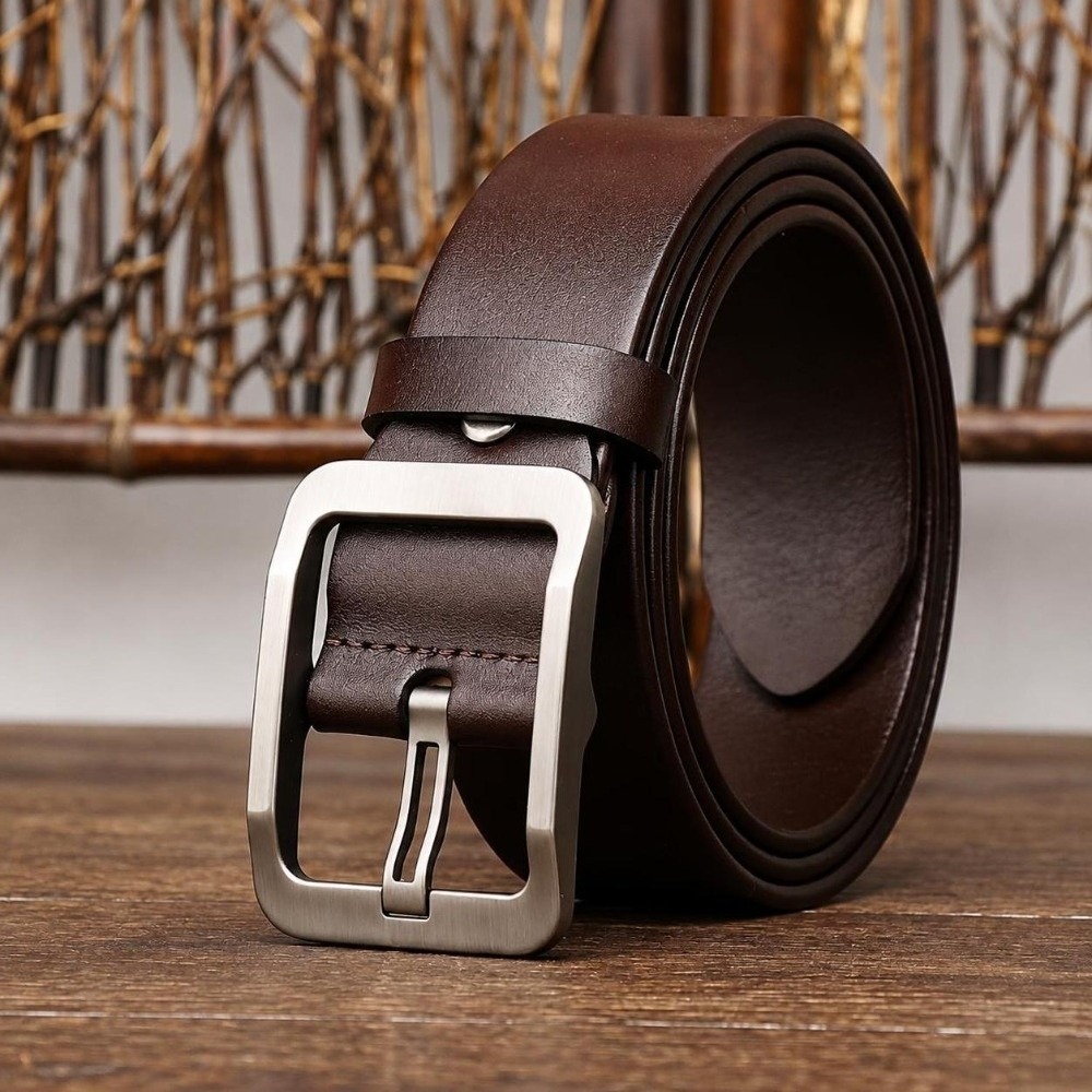 Men Formal Wear With Jeans - Fashion Business Casual PU Leather Belt