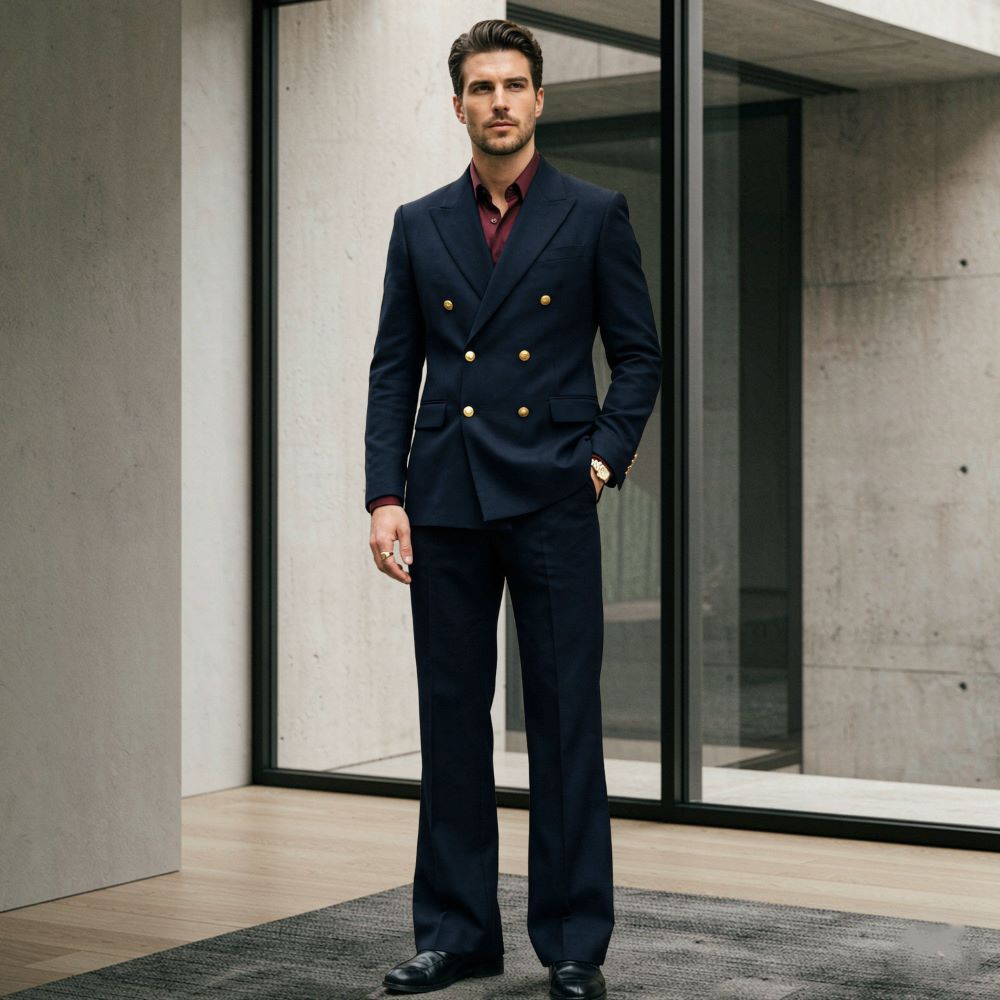 2 Pieces Men Relaxed Fit Suit  - Men'S Formal Wear For Graduation 评论和价格