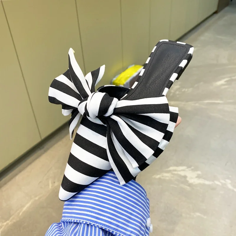 Women Sandals Oversize Bowtie  - Satin Bow Tie 评论和价格