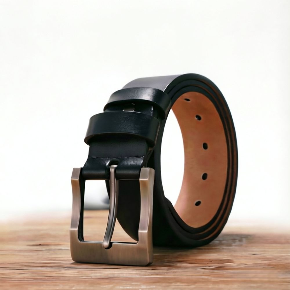 Vintage Mens Leather Belt Dura - Men Formal Wear With Jeans 评论和价格