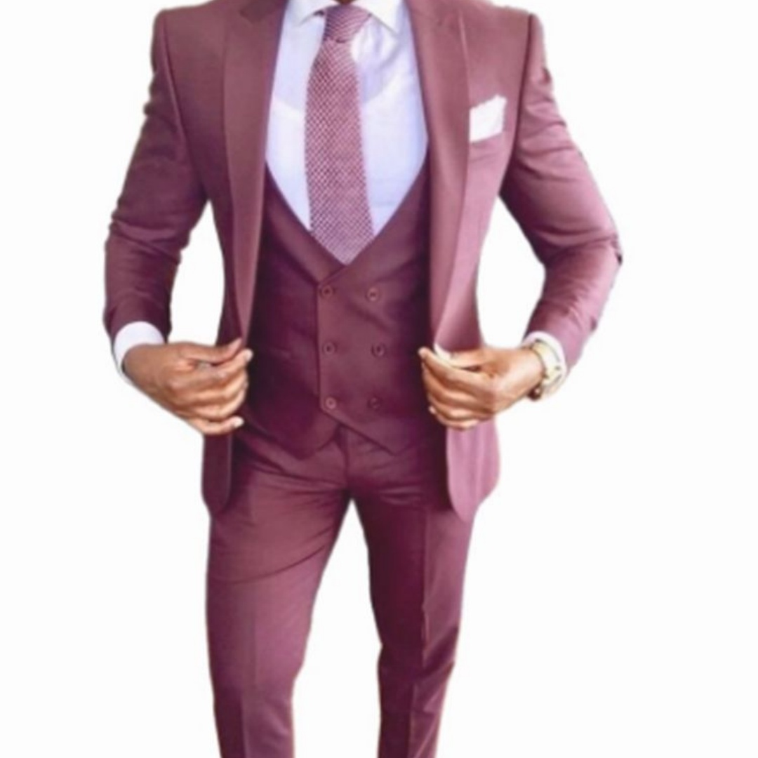 Mens 3 Piece Suit Elegant Wedd - Men'S Formal Wear Not Suit 评论和价格