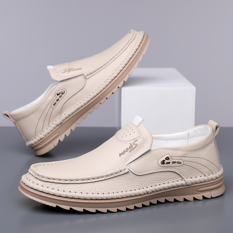 Genuine First Layer Cowhide Bu - Formal Men Daily Wear Shoes 评论和价格