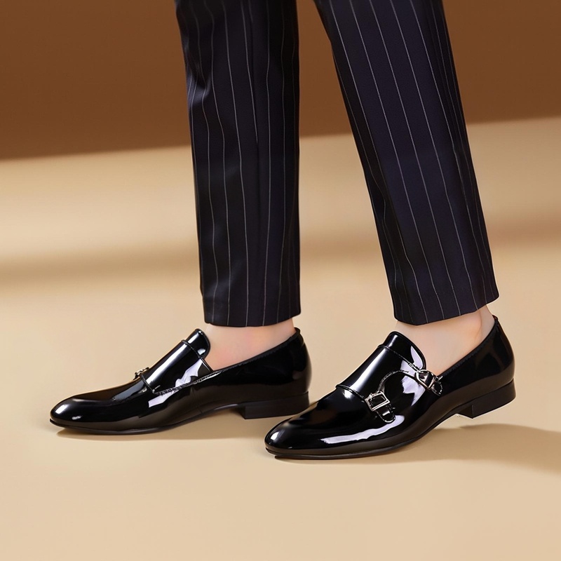 Piergitar New Black Color Pate - Men Formal Wear Fashion 评论和价格