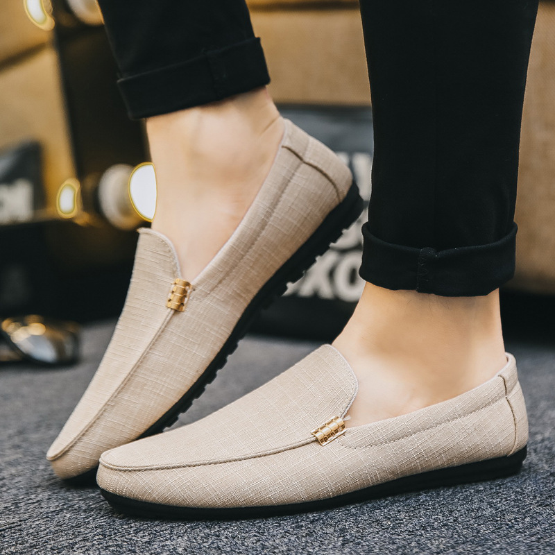 Men Casual Shoes Canvas Slip O - Men Formal Wear Fashion 评论和价格