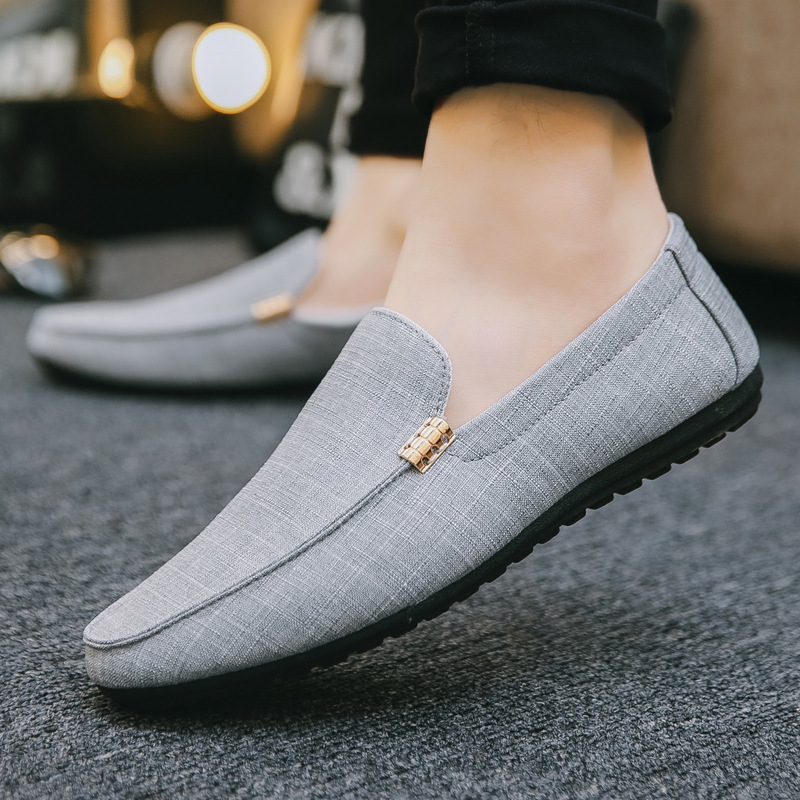 Men Casual Shoes Canvas Slip O - Men Formal Wear Fashion 评论和价格