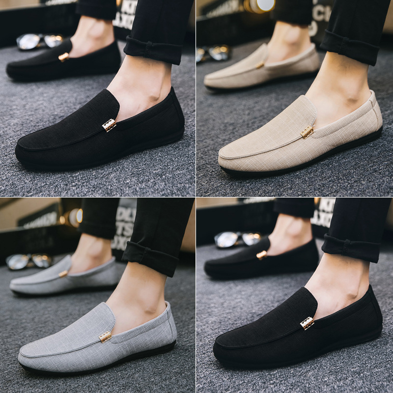 Men Casual Shoes Canvas Slip O - Men Formal Wear Fashion 评论和价格