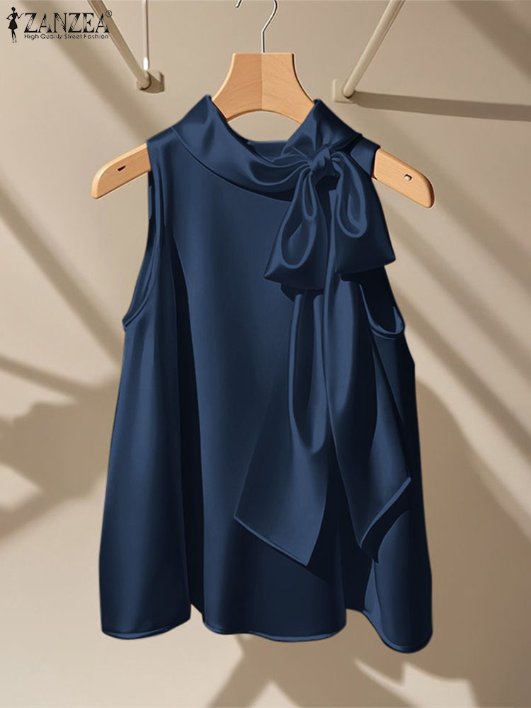 ZANZEA Elegant Blouses Bow Tie - Satin Bow Tie 评论和价格