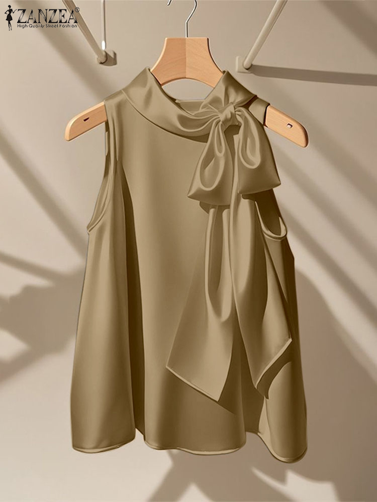 ZANZEA Elegant Blouses Bow Tie - Satin Bow Tie 评论和价格