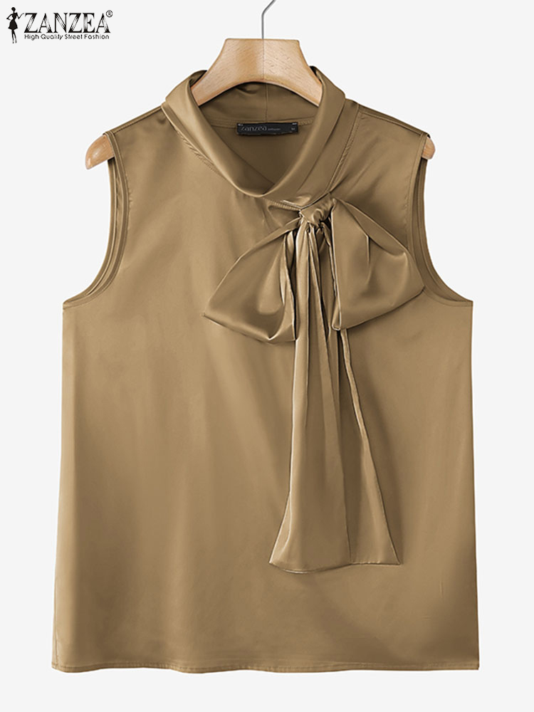 ZANZEA Elegant Blouses Bow Tie - Satin Bow Tie 评论和价格