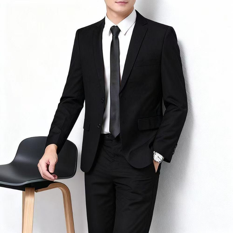 Men's Korean Style Casual Suit - Men'S Formal Wear For Graduation 评论和价格