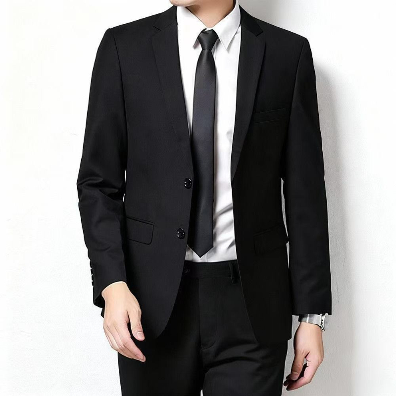 Men's Korean Style Casual Suit - Men'S Formal Wear For Graduation 评论和价格