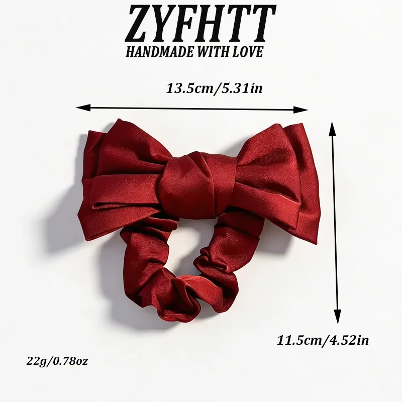1/4pcs ZYFHTT Solid Color Sati - Satin Bow Tie 评论和价格