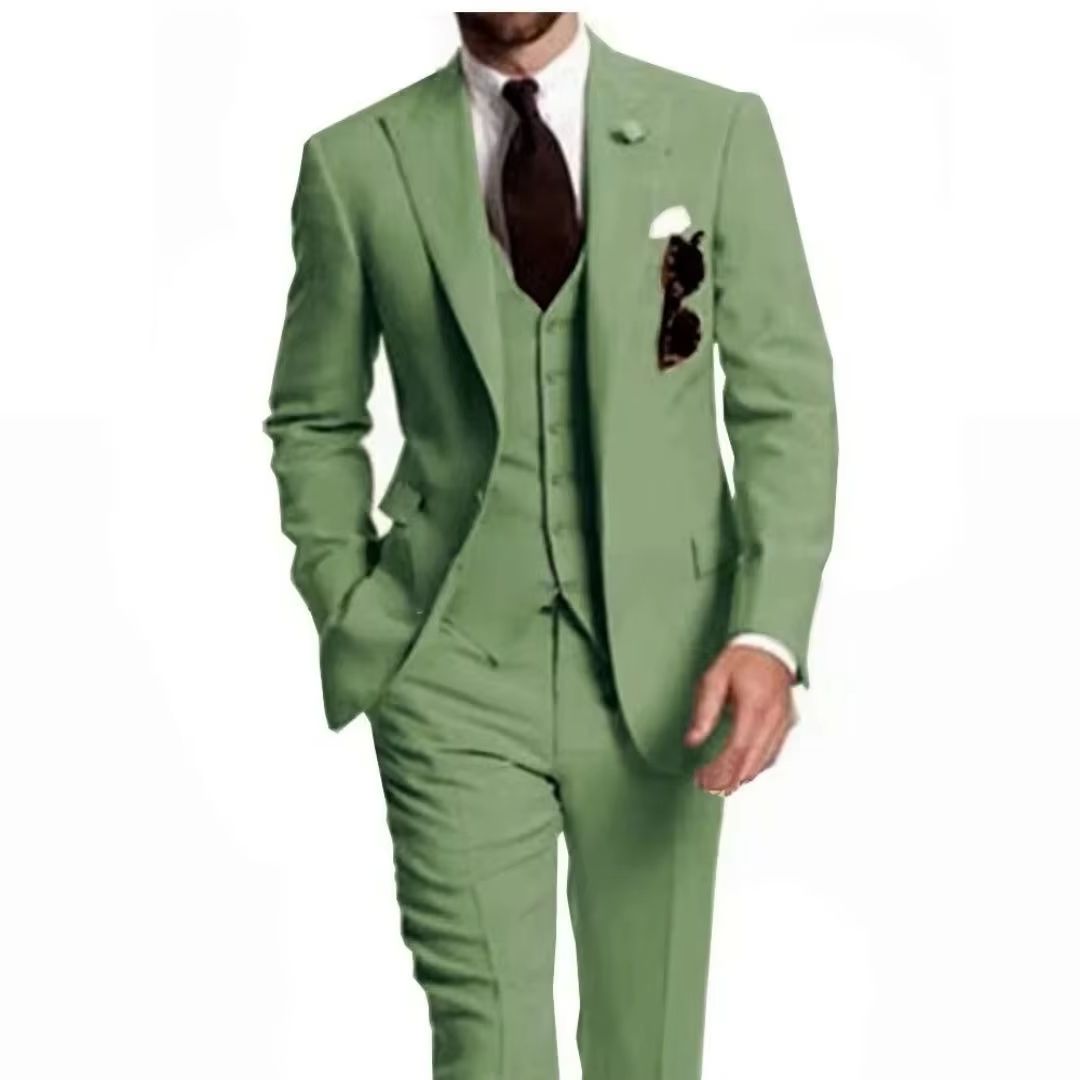 Men's Slim Fit Peak Lapel Wedd - Men'S Formal Wear Not Suit 评论和价格